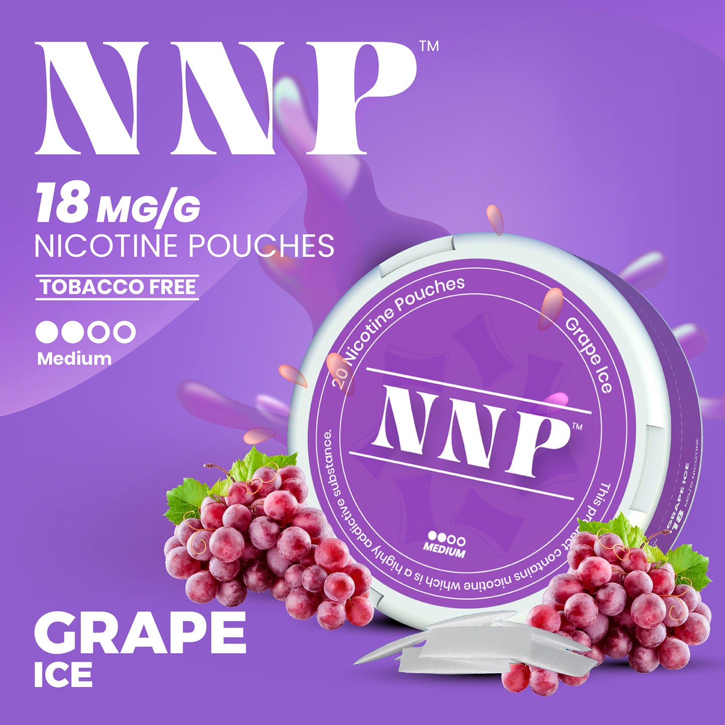 NNP™ Nicotine Pouch -GRAPE 🍇 - 1PK