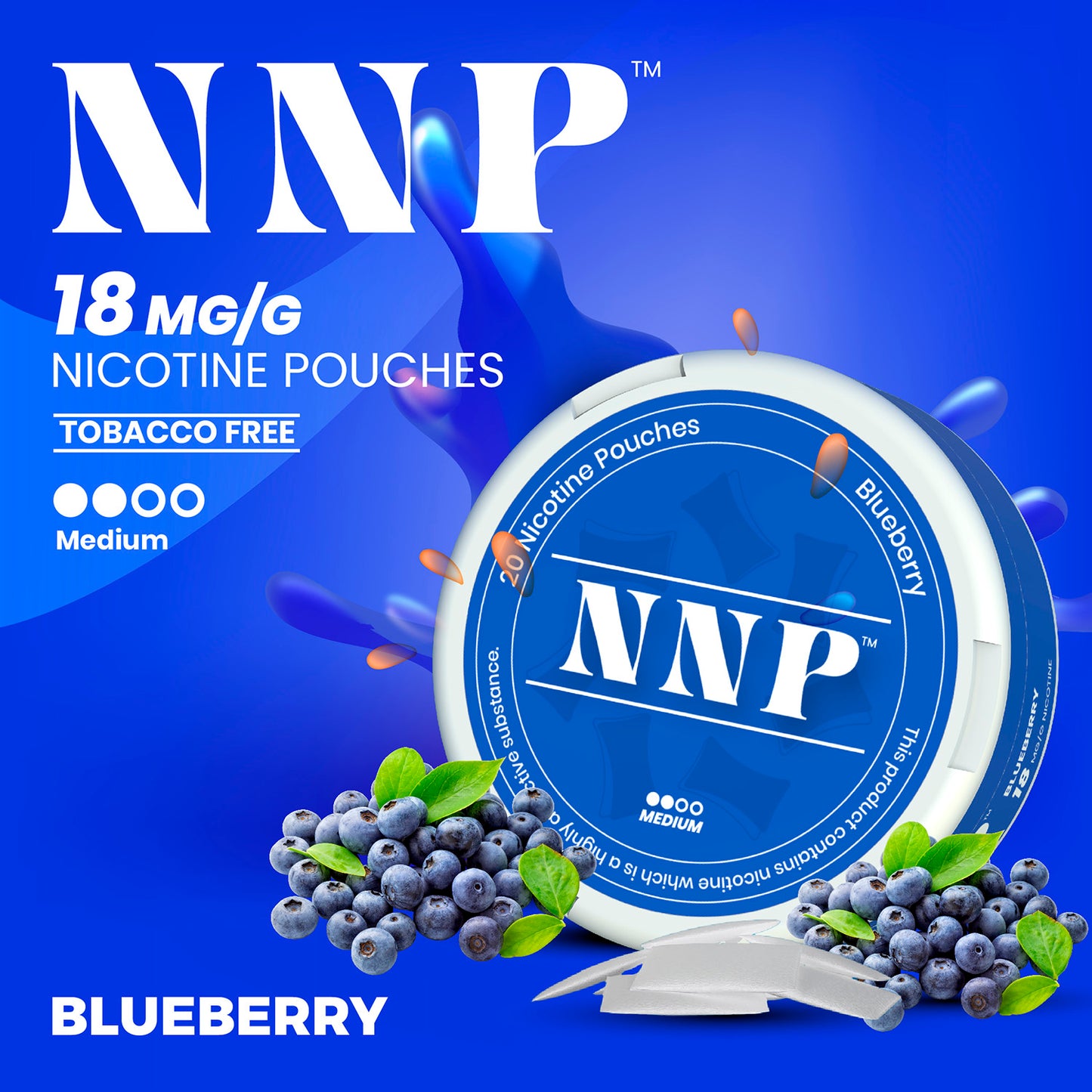 NNP™ Nicotine Pouch -BLUEBERRY 🫐 - 1PK