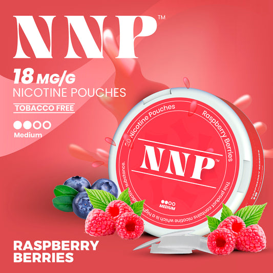 NNP™  Nicotine Pouch -RASPBERRY BERRIES - 1PK